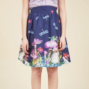 XL - Modcloth Style Study A Line skirt in Pond